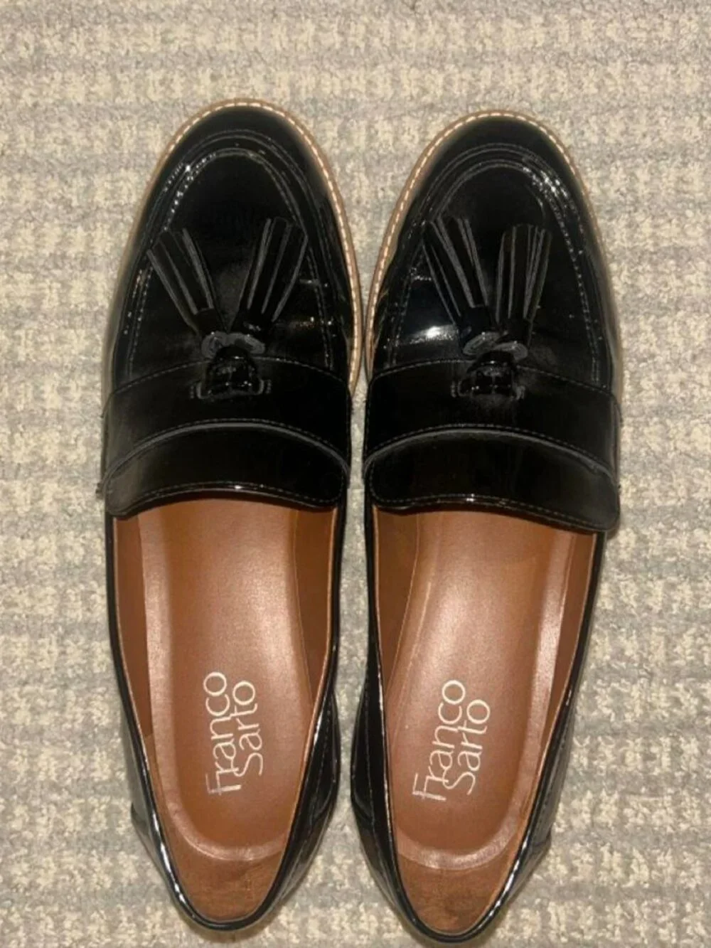 Franco Sarto Women's Black Loafers